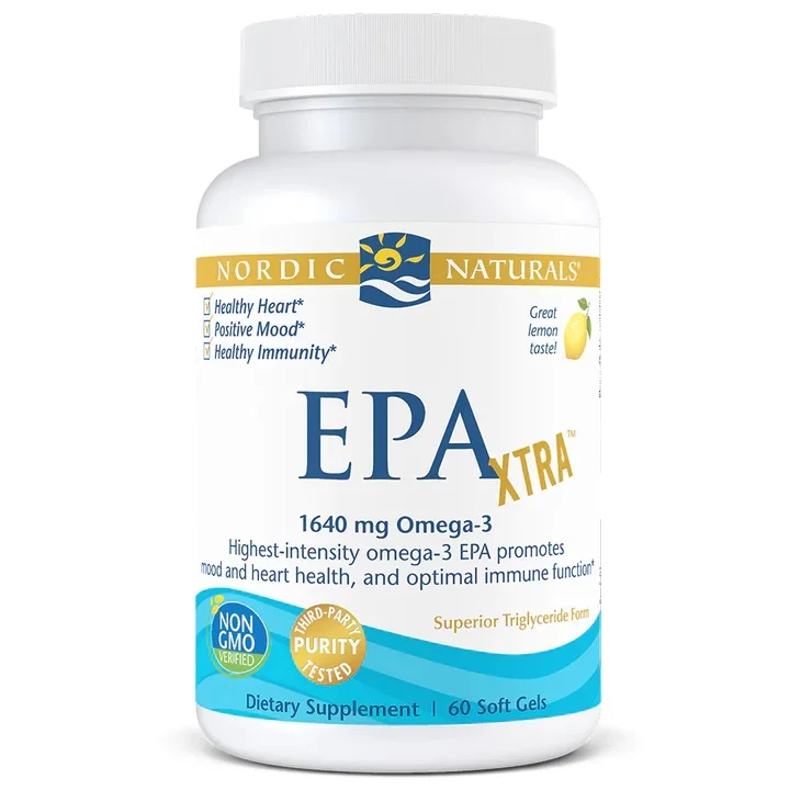 Nordic Naturals EPA Xtra 60 Soft Gels 挪威高浓缩EPA鱼油 【保质期2028/09】